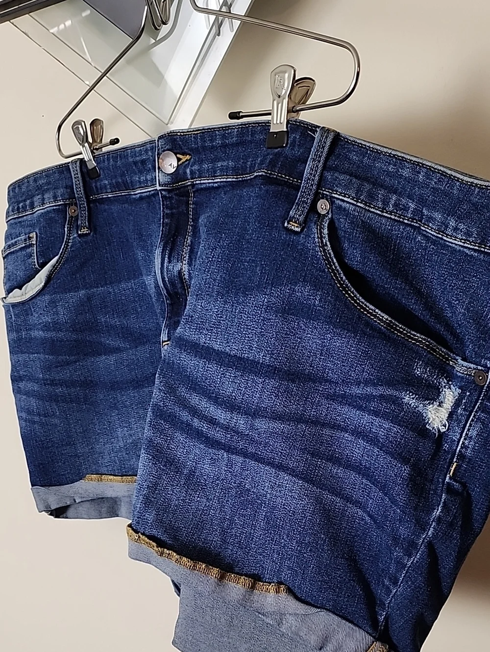 Ava & Viv Midi Denim Shorts